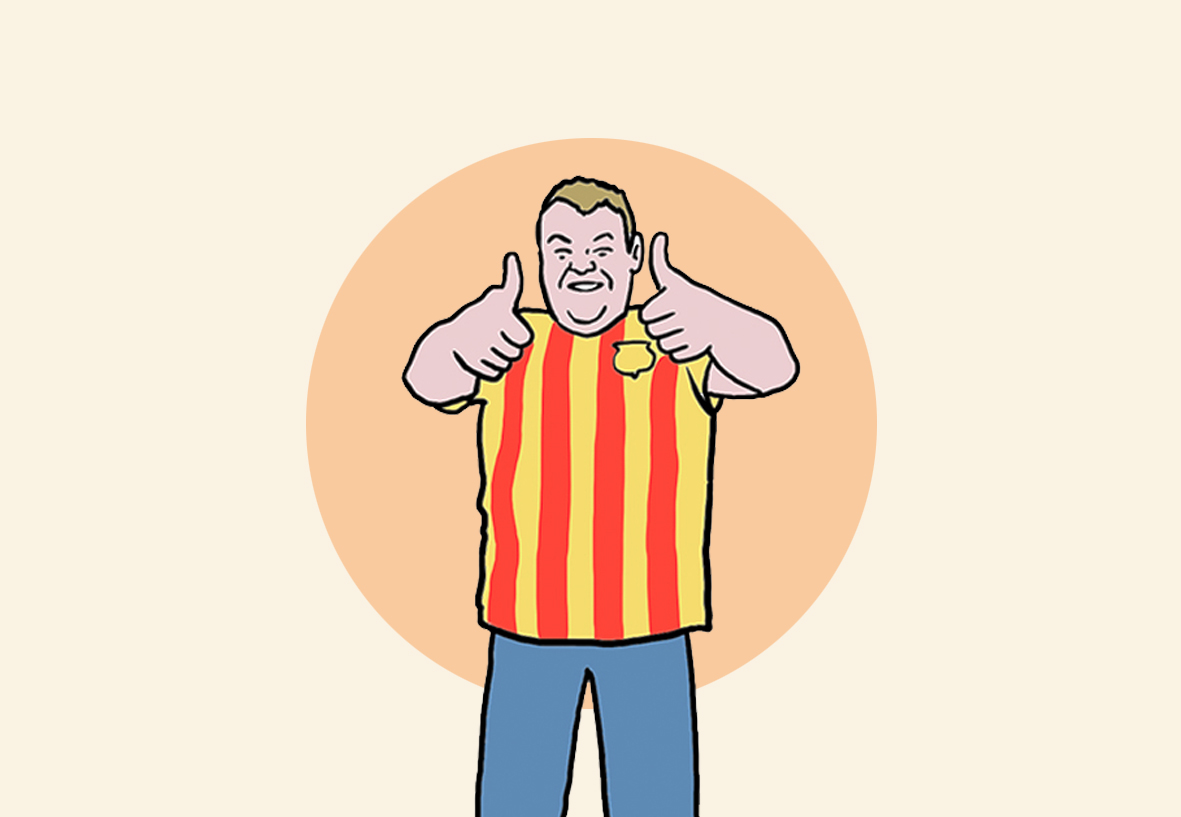 Illustration of a person - for decorative use