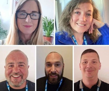 members of the Kirklees individual placement and support service team