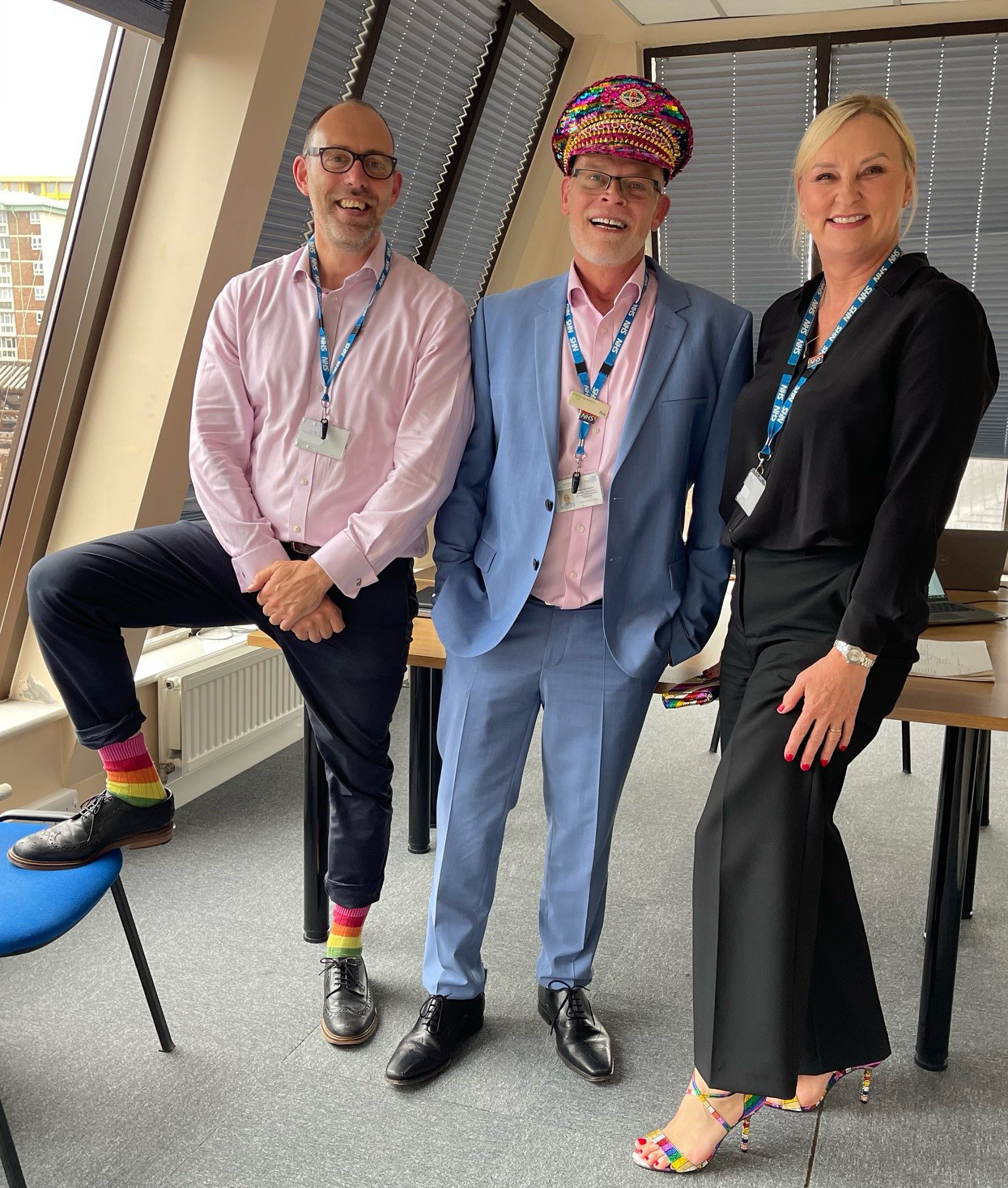 Rob Goodyear with colleagues