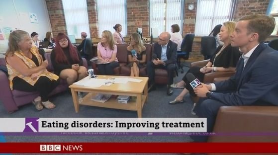 LYPFT Eating Disorders team on BBC TV