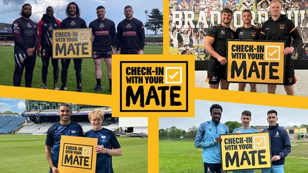 Check in with your mate campaign collage