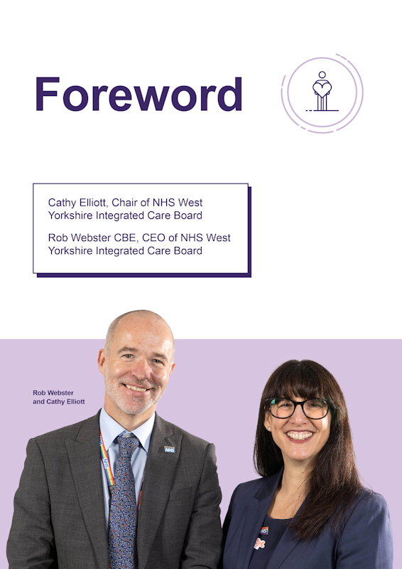 Joint forward plan - foreword chapter cover