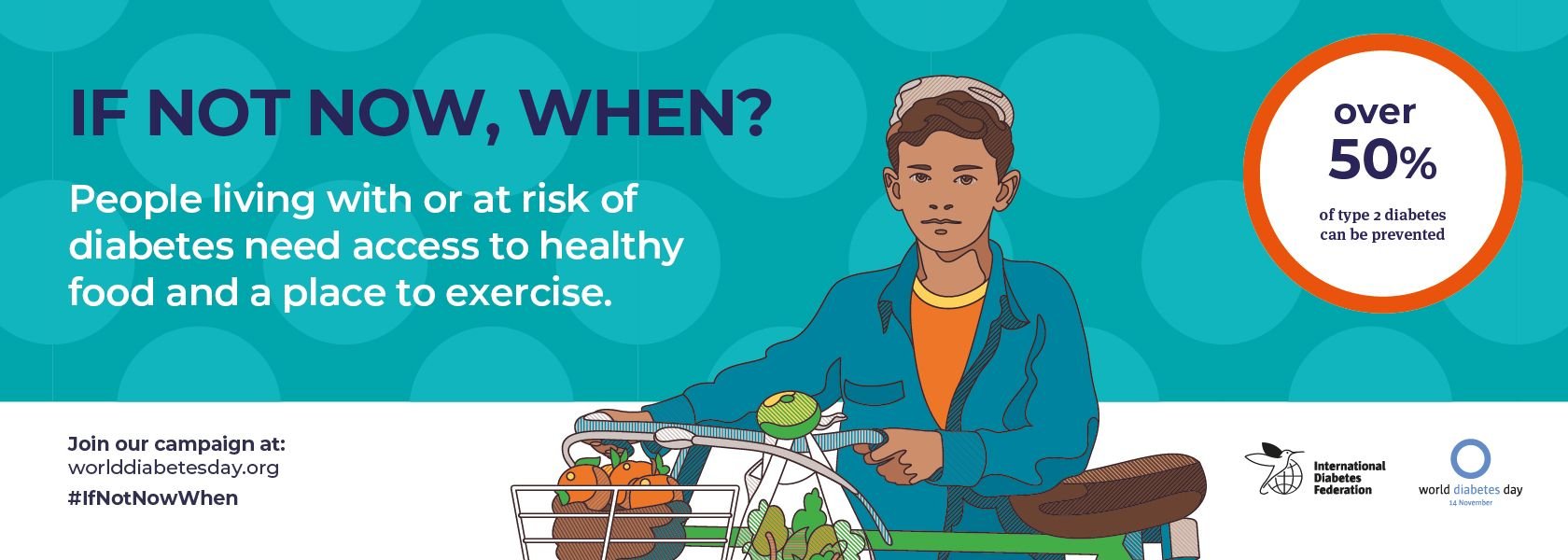 "If not now, when?" People with diabetes need access to healthy food and a place to exercise."