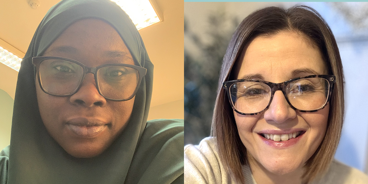 Salimah Elimihele and Jo Ogden