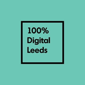 100 per cent digital Leeds logo