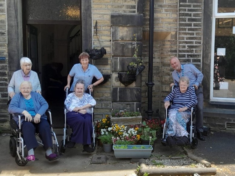 Residents at Savile House Care Home