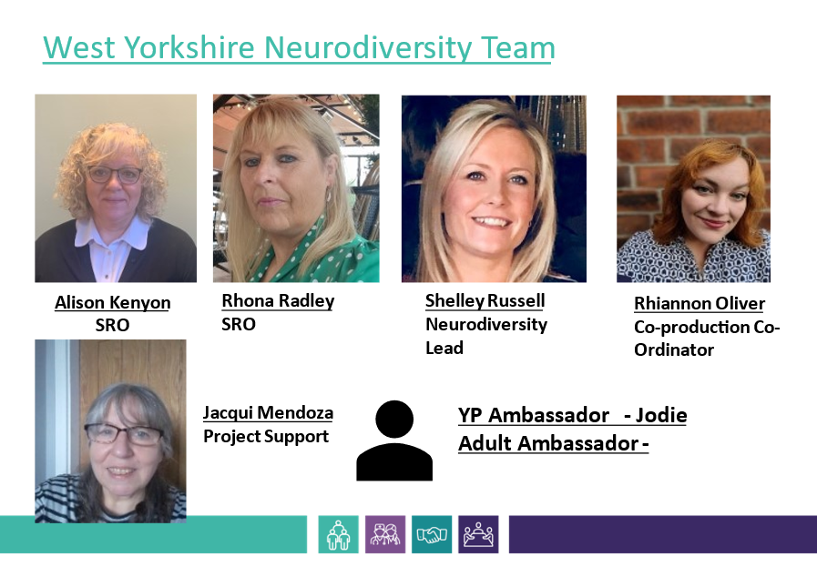 Alison and members of the West Yorkshire neurodiversity team