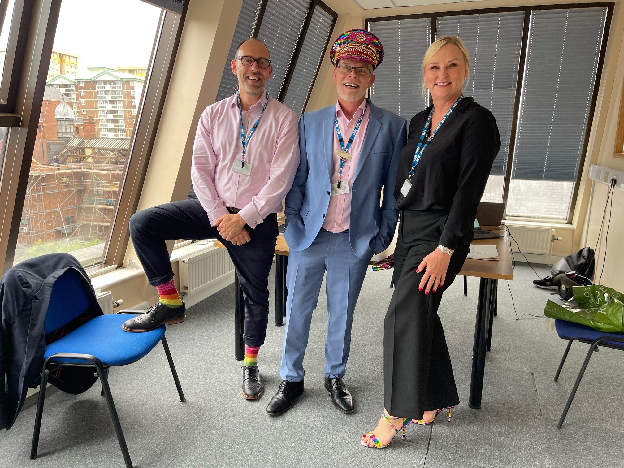 James Thomas, Rob Goodyear and Beverley Geary.