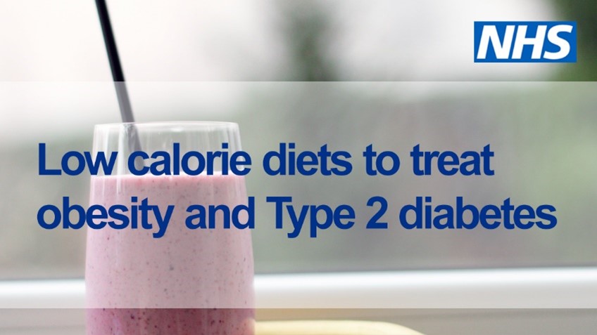 Low calorie diets to treat obesity and type 2 diabetes