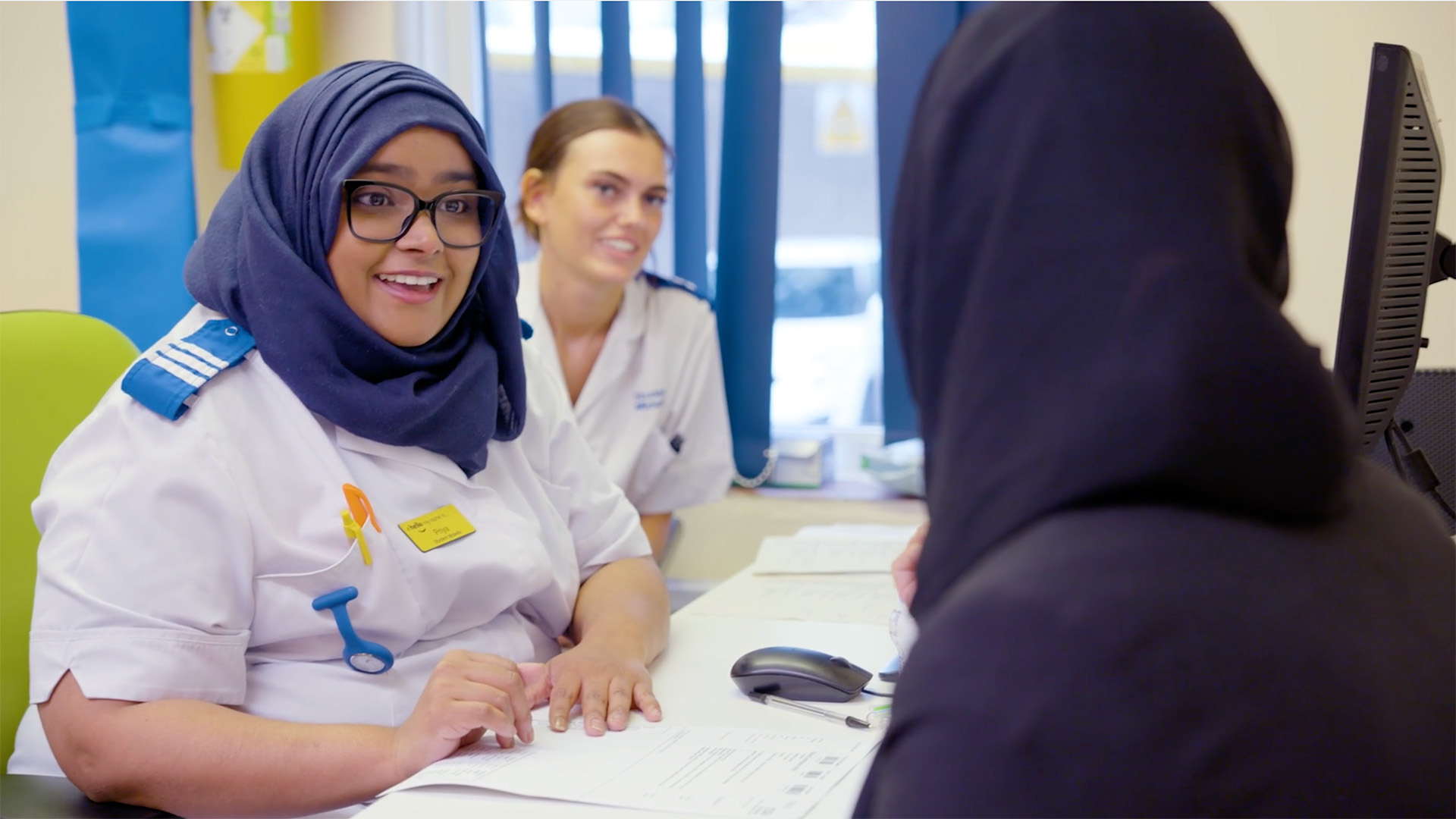 Sadika and midwifery students.jpg
