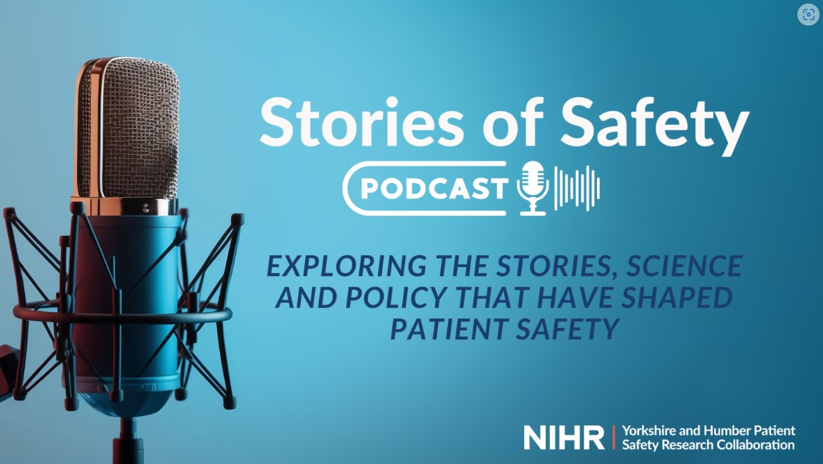 Image promoting Stories of Safety Podcast