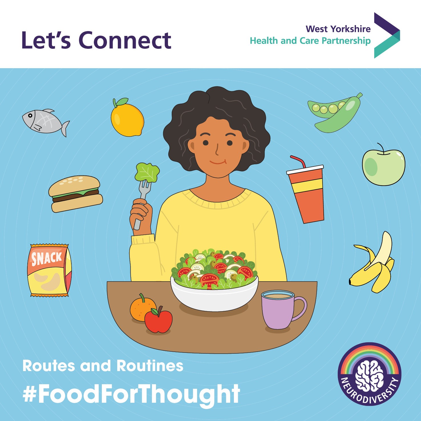 #LetsConnect food.