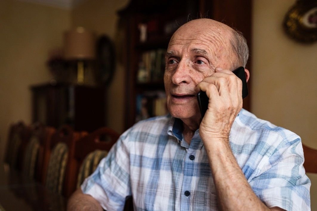 talking on the phone