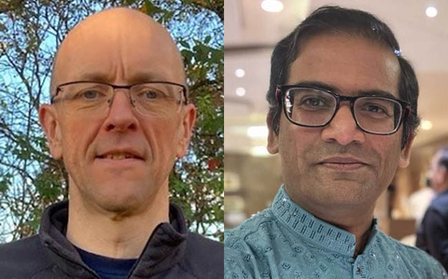 Dr Mark Wright and Dr Sunil Daga