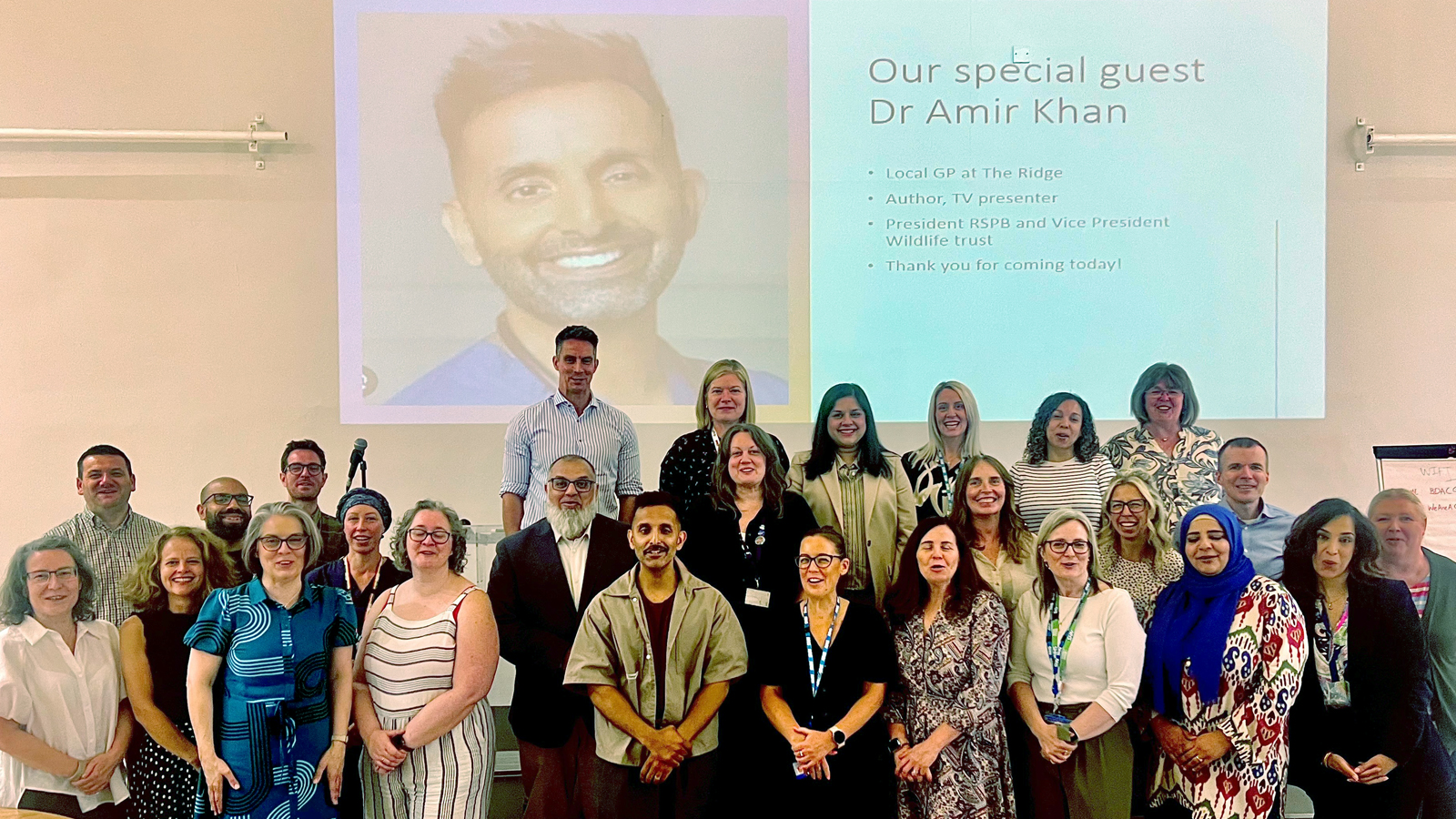 Bradford Primary Care Community of Practice event with Amir Khan
