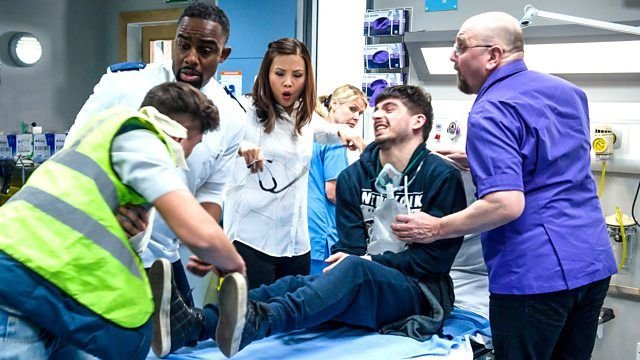 A scene from TV programme Casualty