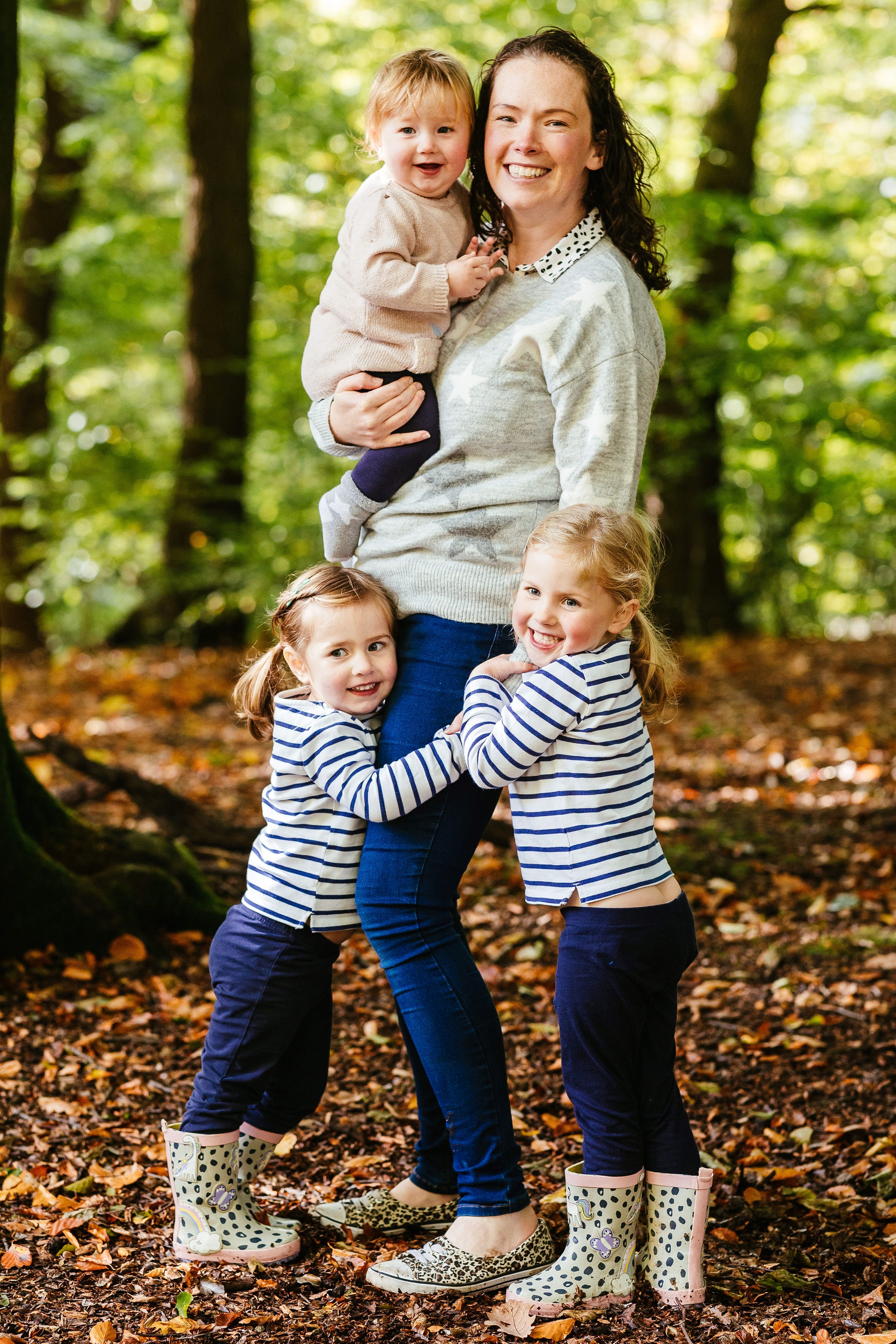 Amy Libell with her kids