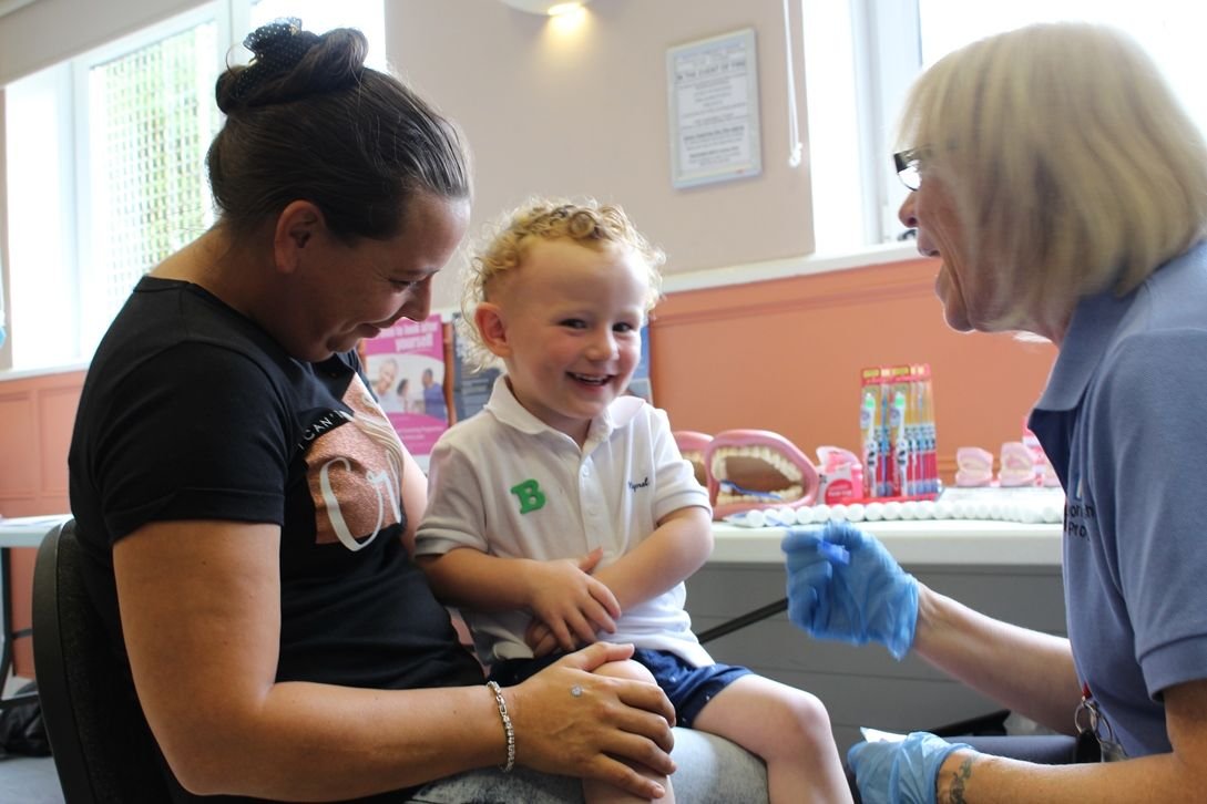 Traveller community mum and son accessing health services