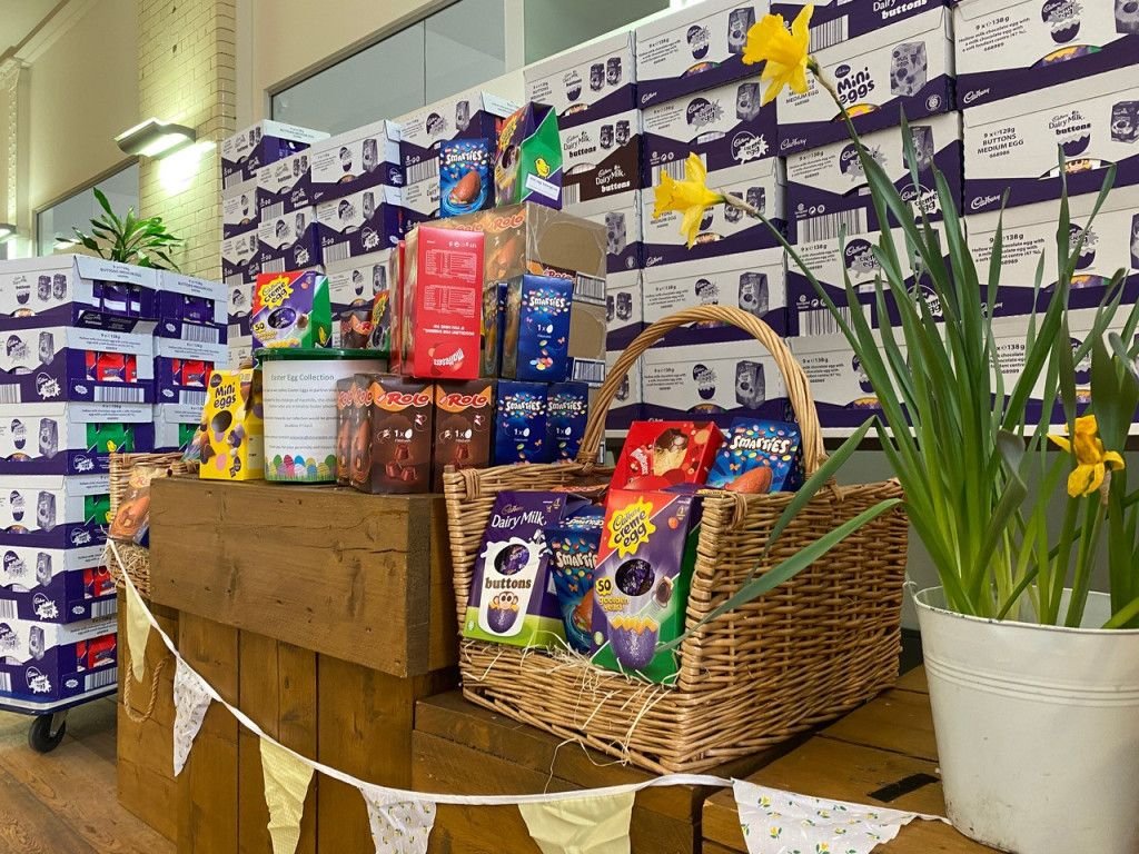 Easter egg donations at 'Shine' in Harehills