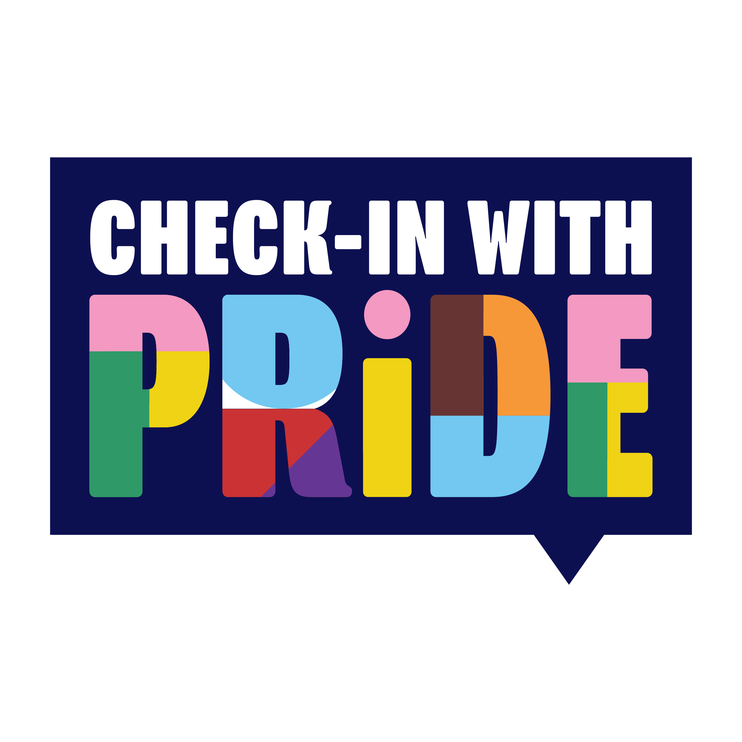 Check in with Pride