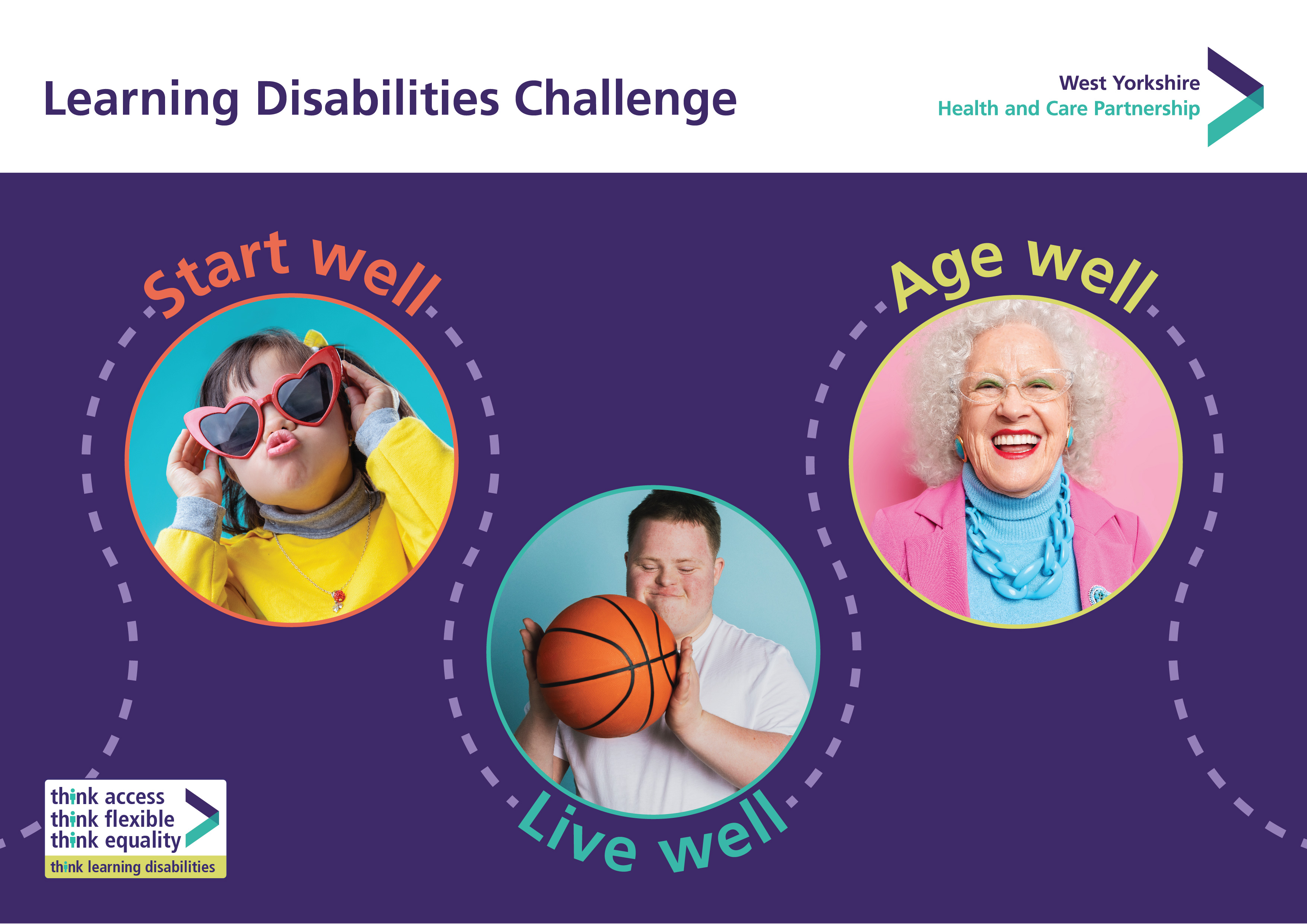 Start well live well Age well infographic