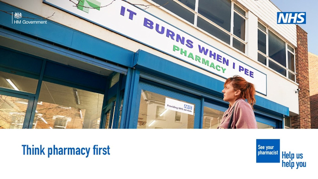 Think Pharmacy First campaign