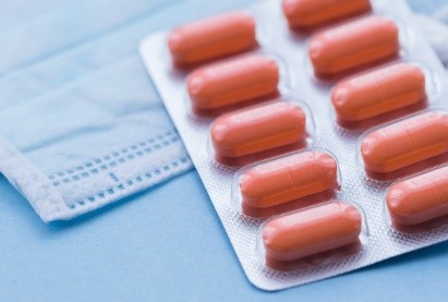 Image of oral antiviral tablets