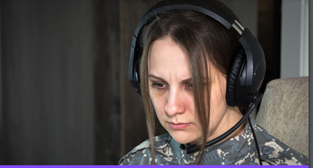 young person looking sad