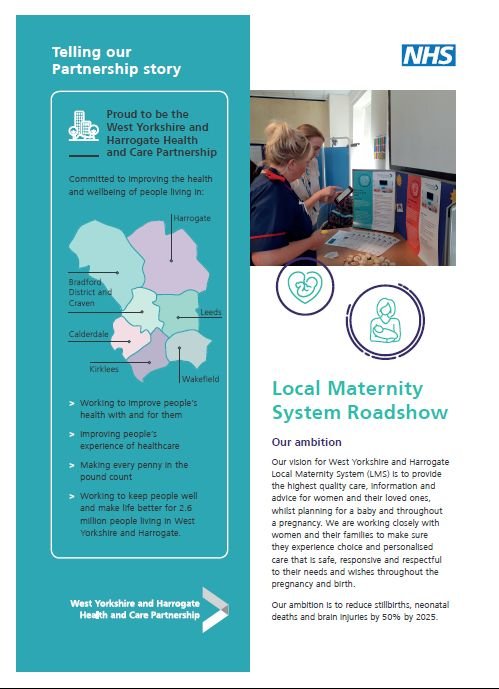 case study - local maternity system roadshows