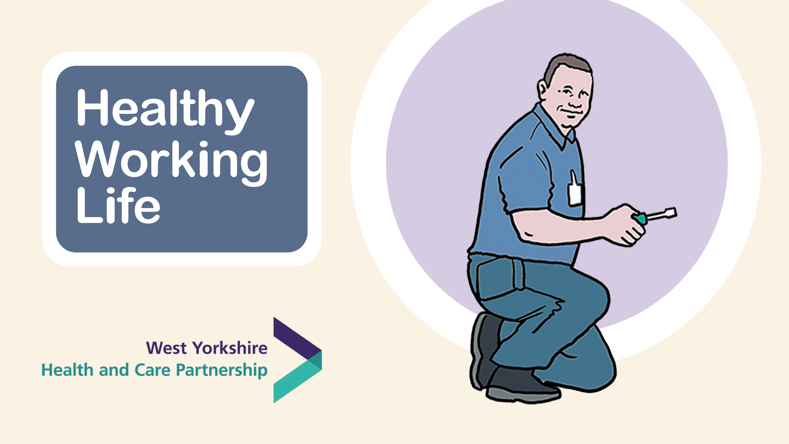 Healthy Working Life Handyman graphic