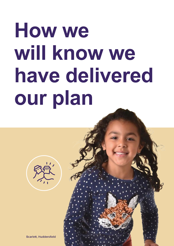 Joint forward plan chapter cover - how we will know if we have delivered our plan