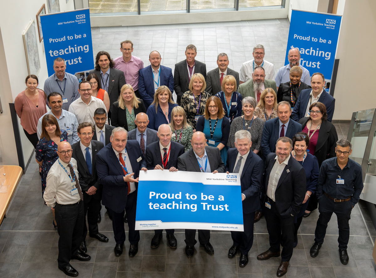 Mid Yorkshire Teaching Trust status team