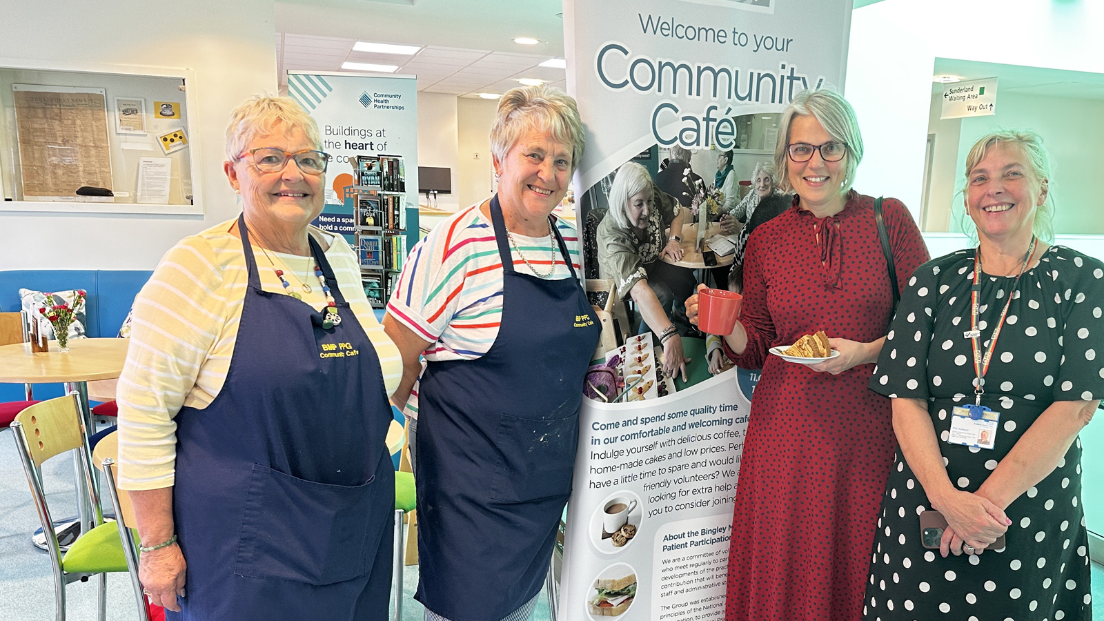 MP Anna Dixon at the Community Cafe