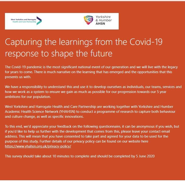 Capturing learning from Covid-19