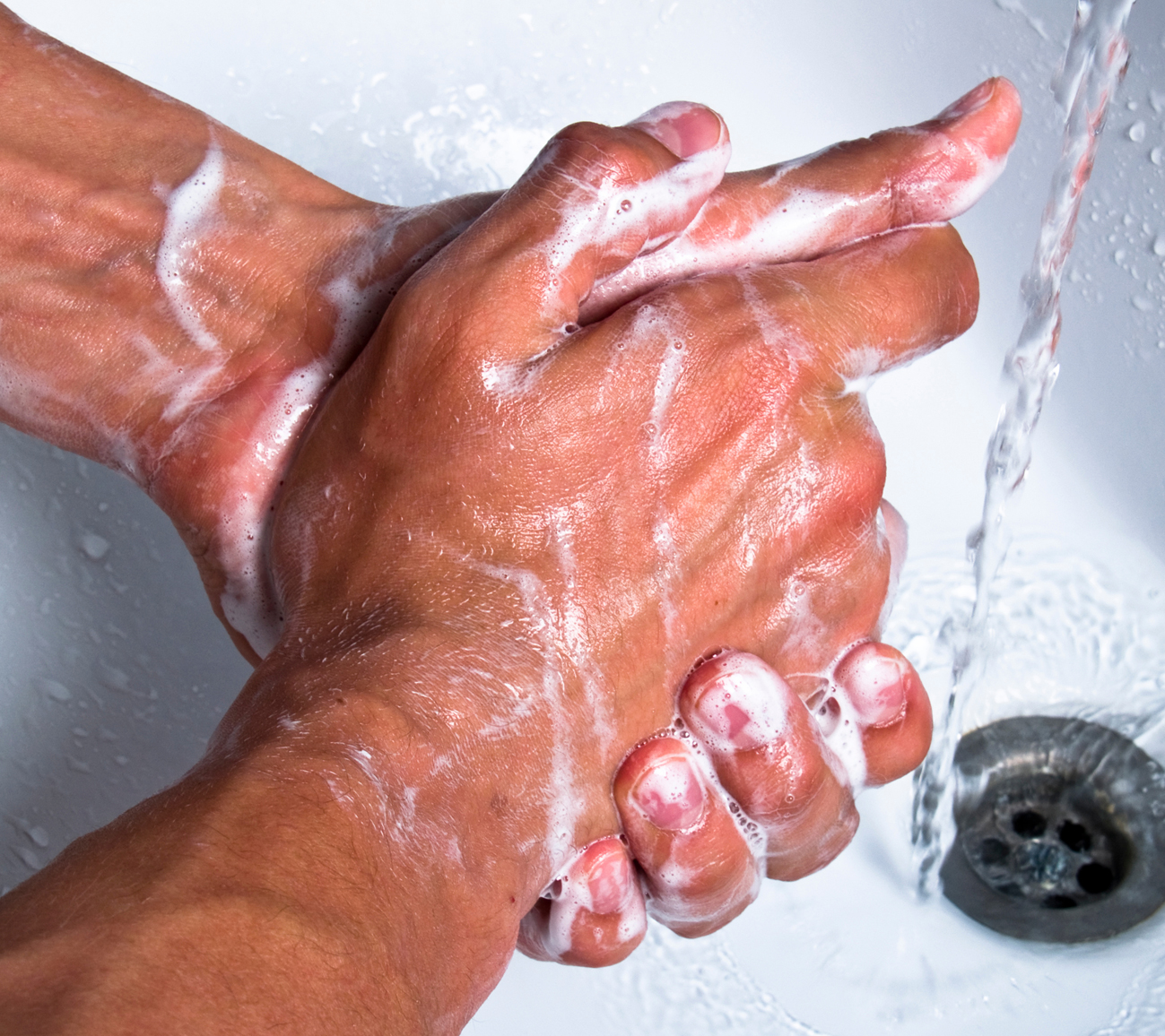 Washing hands