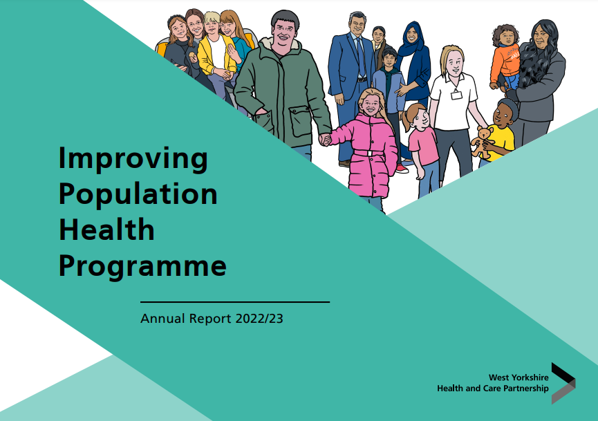 Improving Population Health annual report 2022-23 front cover