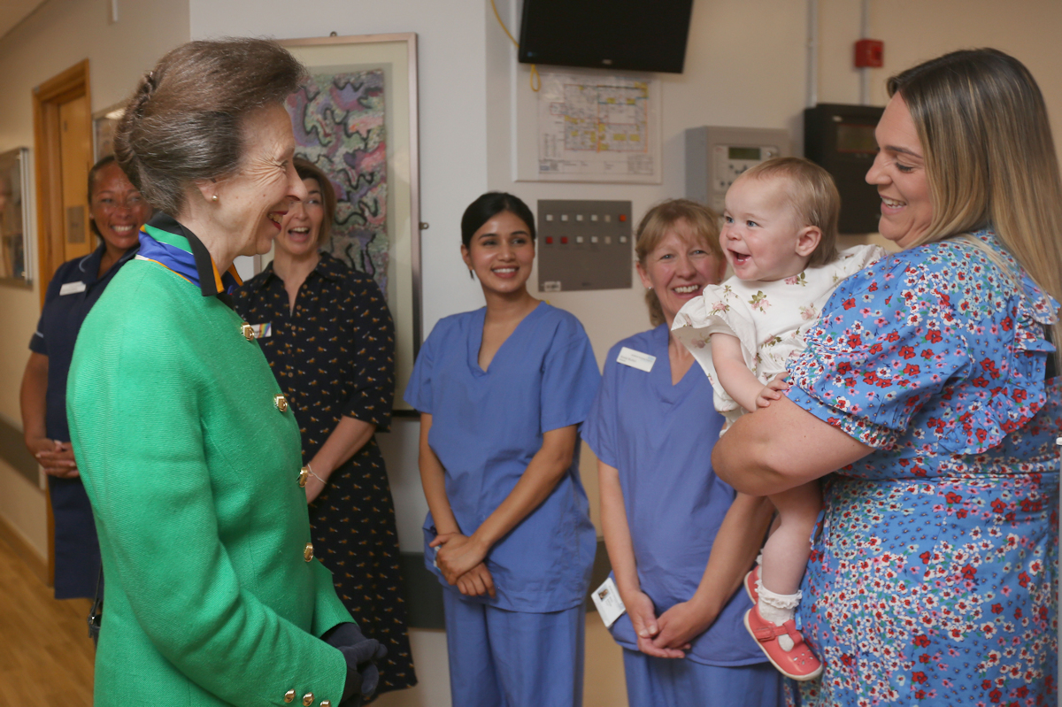Princess Royal visit to Bradford Royal Infirmary July 2023