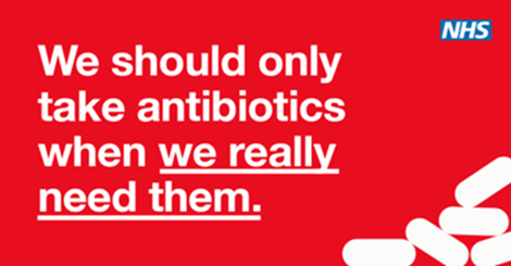 We should only take antibiotics when we really need them