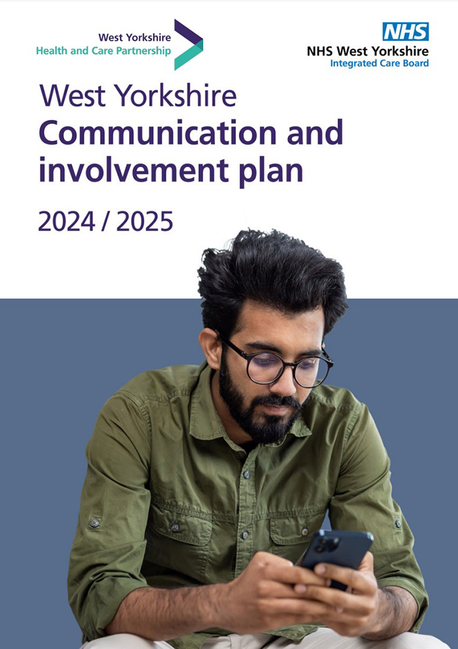 Communication and involvement plan 2024-2025 front cover