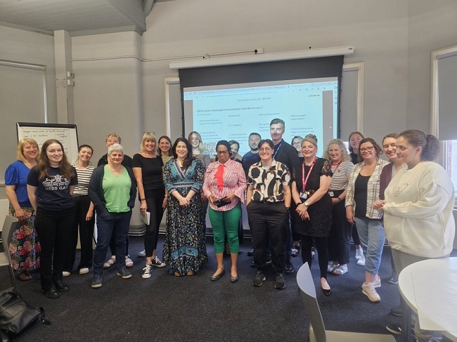Coleagues at the inclusion health event