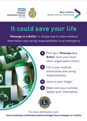 Message in a Bottle leaflet image 