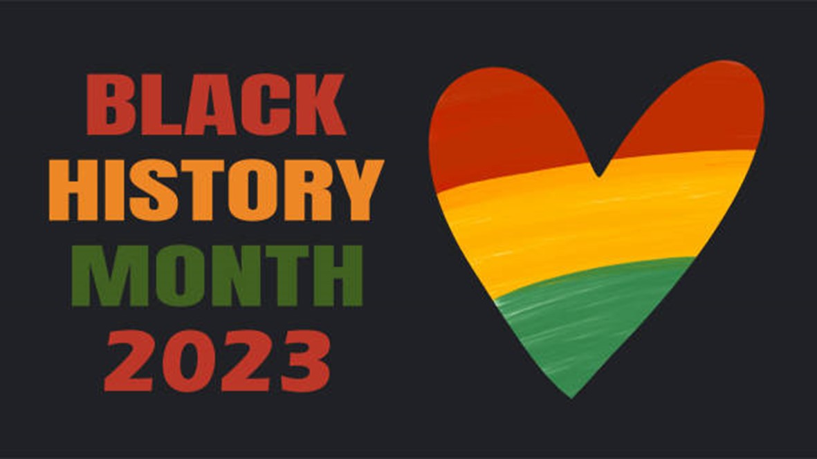 Black history month 2023 logo