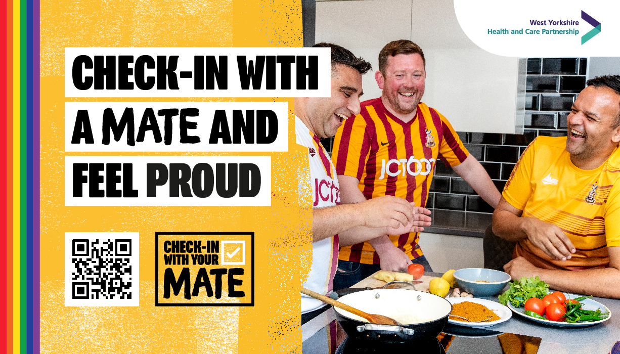 Check-in with a mate and feel proud