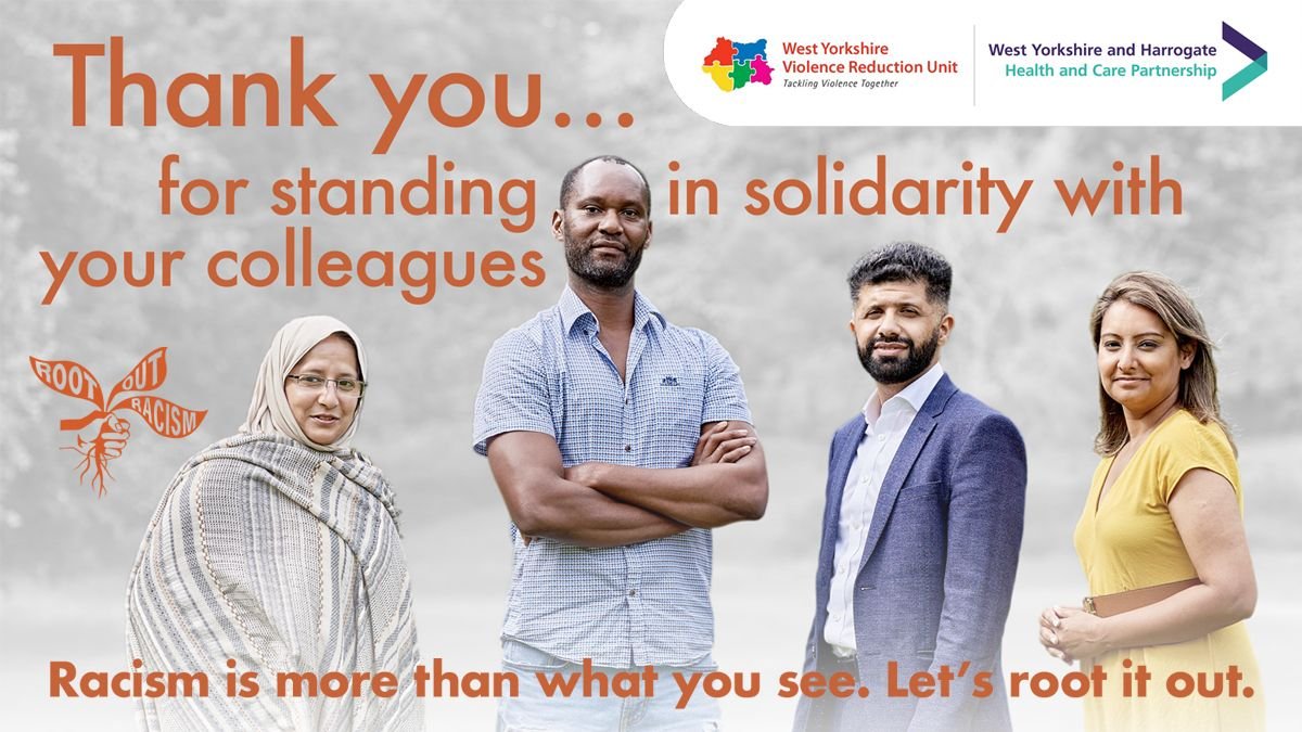 Root Out Racism - thank you for standing in solidarity with your colleagues