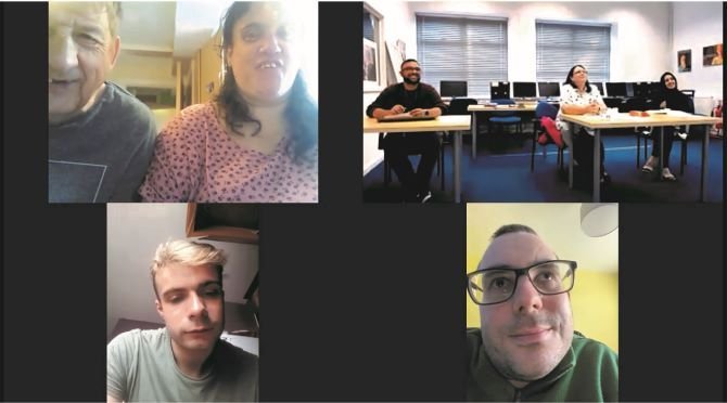 learning disability champions zoom meeting 2021