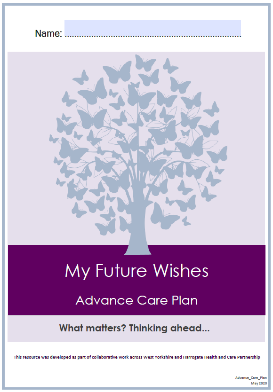 My Future Wishes Advance Care Plan cover