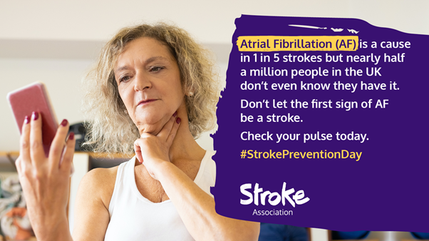 Stroke prevention - check your pulse