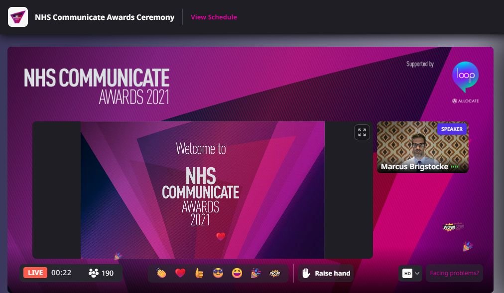 NHS communicate awards 2021