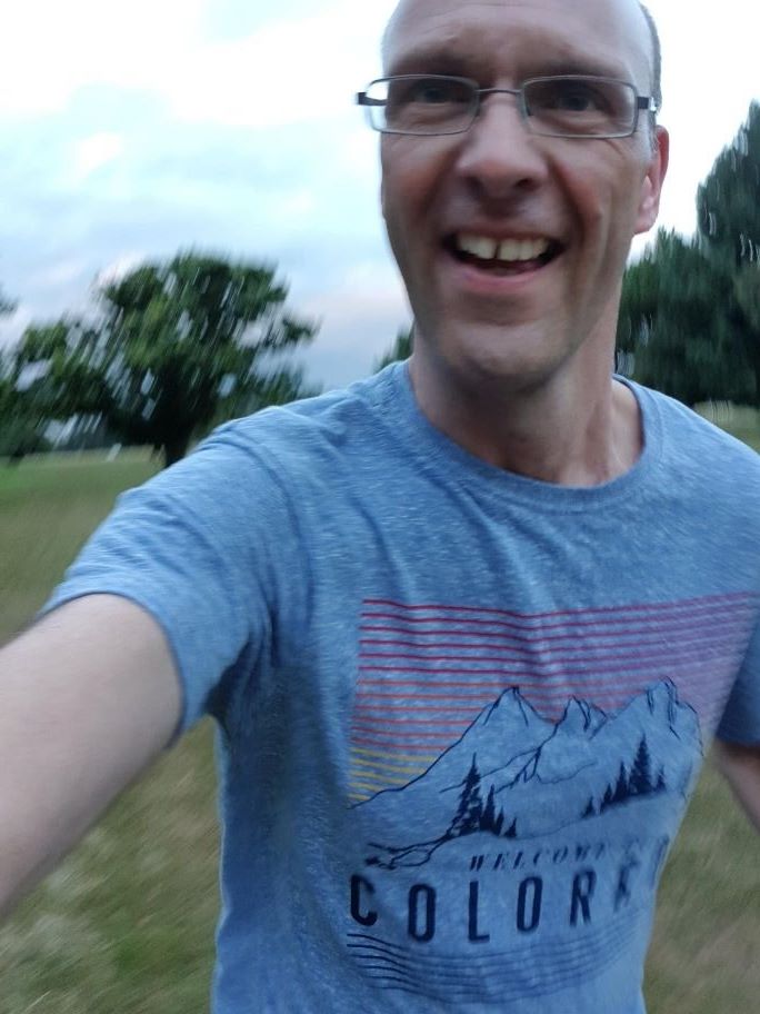 richard webb run selfie