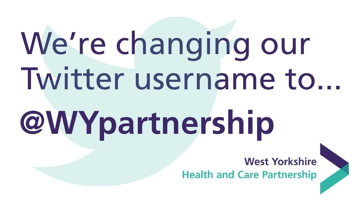 Our Twitter username is changing to @WYpartnership